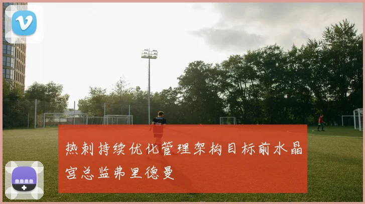 热刺持续优化管理架构目标前水晶宫总监弗里德曼